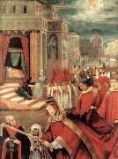 Grunewald, Matthias Establishment of the Santa Maria Maggiore in Rome oil painting